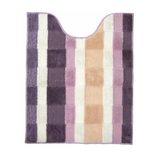 落ち着いたニュアンスカラーがお洒落なシリーズです。生地の凹凸で柄を表現し、シンプルな中にも遊び心が感じられるデザインです。■サイズ：奥行75×幅60cm■材質：ポリエステル50％、アクリル50％■備考：すべにくい加工■生産国：中国