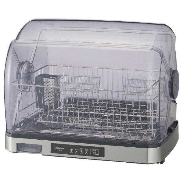 象印 食器乾燥機 6人分 グレー EY-SC60-XH 【ZOJIRUSHI 食器 乾燥 乾かす 温風 ヒーター 時短 送風 節電 エコ】