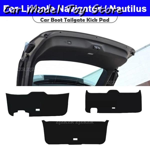 並行輸入品 リンカーン ナビゲーターノーチラス 2021-2026年式用 汚れ防止リアトランクレザーパッド アクセサリー トランクテールゲートドアシルガード
