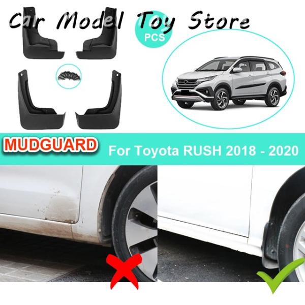 並行輸入品 トヨタラッシュ 2018年2019年2020年用 マッドフラップ  フロントリア用マッドガード フェンダーアクセサリー プロテクター