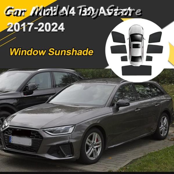 並行輸入品 アウディ A4 B9 アバント 2017年2018年〜2024年用 カーサンシェード マグネット式 断熱 ウィンドウカーテン バイザー カーアクセサ