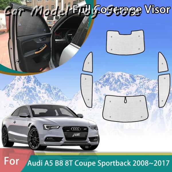 並行輸入品 アウディ A5 MK1 B8 8T クーペ スポーツバック 2008〜2017年式 2013年 2014年 2015年式 車用フルカバーサンシェード