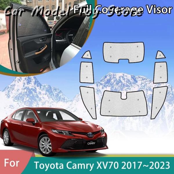 並行輸入品 トヨタ カムリ XV70ダイハツ アルティス 2017〜2023年2018年2019年用 フルカバーサンシェードUVカット カーアクセサリー ウィン