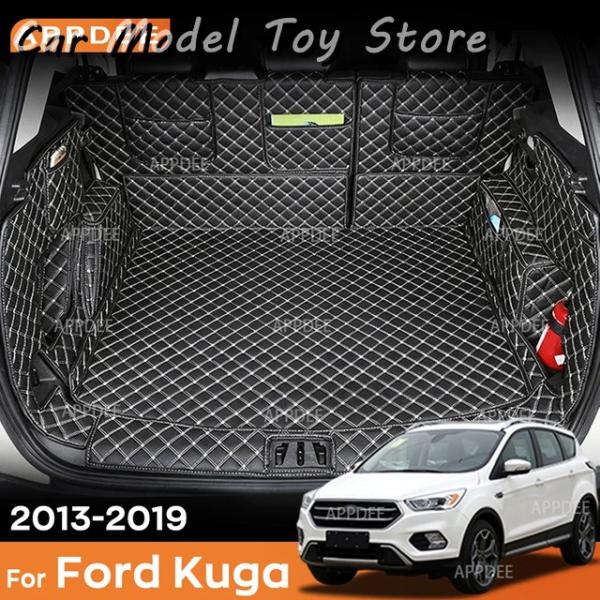 並行輸入品 フォードクーガ 2013-2019年式2018年2017年2016年用 トランクマット カーゴライナー  フルカバー 防水 インテリアアクセサリー
