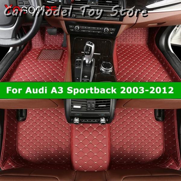並行輸入品 アウディ A3 スポーツバック 2003-2012年式用 カーフロアマット カーペット フットマットのアクセサリー