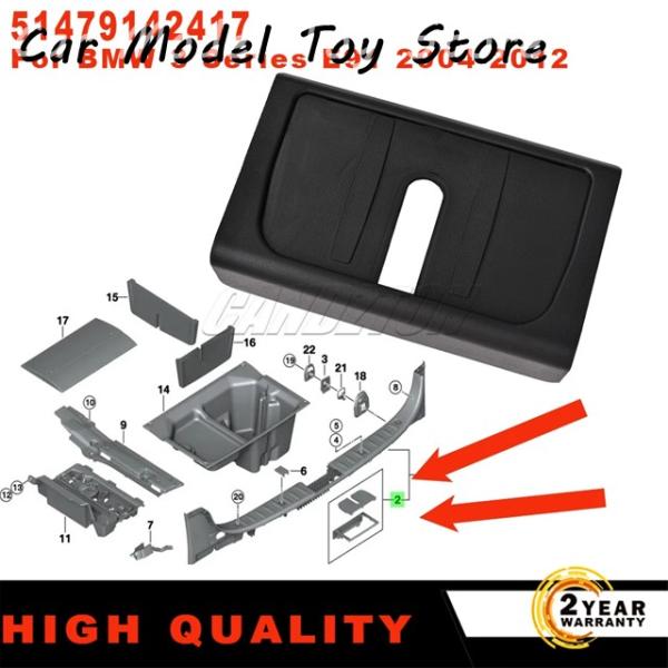 並行輸入品 BMW 3シリーズ E91 ツーリング用  リアトランクラッチロックカバーリッドトリム ブラック ABS 51479142417  カーアクセサリー