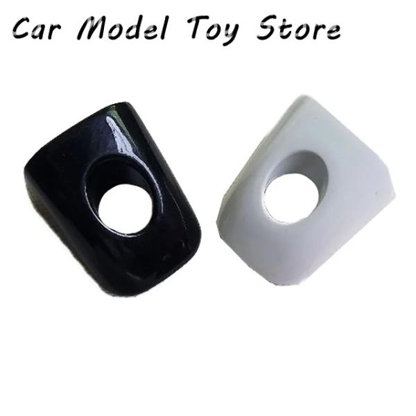 並行輸入品 x1 ホワイト＆ブラック フロント左ドアロックハンドルカバーキャップ アウディ A4 B8 S4 アバント RS4 A5 8T S5 スポーツバック