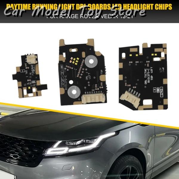 並行輸入品 ランドローバー レンジローバー ヴェラール 2018-2021年式用 ホワイト エンジェルアイ DRL ボード  LED ヘッドライト デイタイムラ