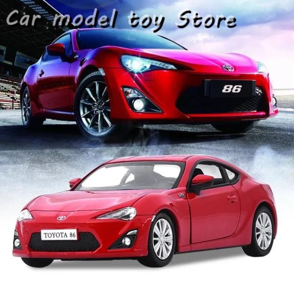 1:36トヨタGT86スケール合金カーモデルメタルダイキャスト装飾 