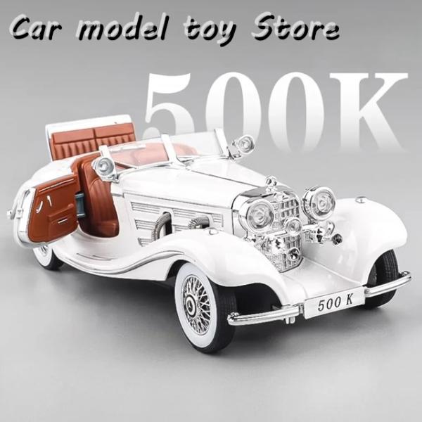 並行輸入品】 1:24スケール500Kクラシックカーモデル金属ダイキャスト