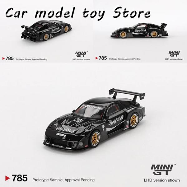 MINI GT リバティウォーク RX7ミニカー 2台セット Mini GT 1:64 MAZDA RX-7 LB-Super Silhouette Liberty Walk