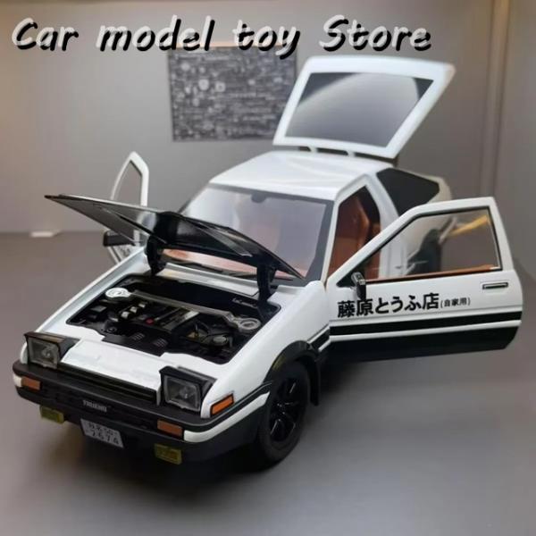【並行輸入品】 1:18 映画 車 頭文字D AE86 スポーツ 車 クラシック レーシング 車 車両 サウンド ライト