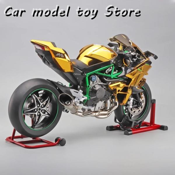 Kawasaki Ninja H2R 1/6 合金バイクモデル 可動フィギュア付 Kawasaki Ninja H2R 1/6 合金バイクモデル 可動フィギュア付
