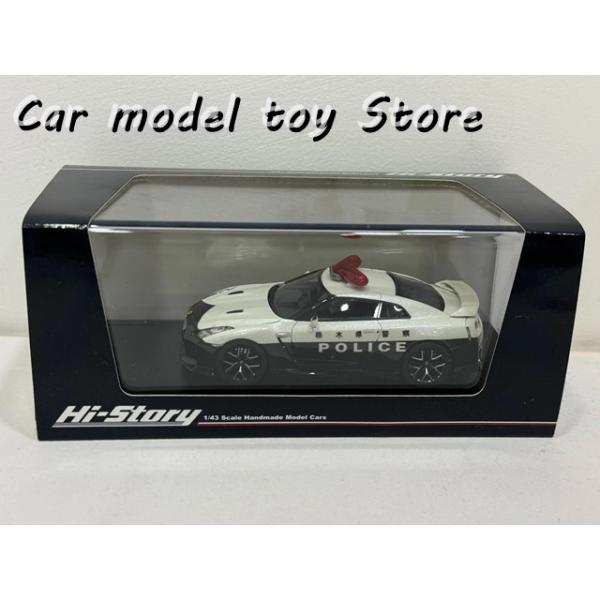 並行輸入品 キズ ハイストーリー 1/43スケール GTR 35 栃木県警パトカー レジンカーモデル