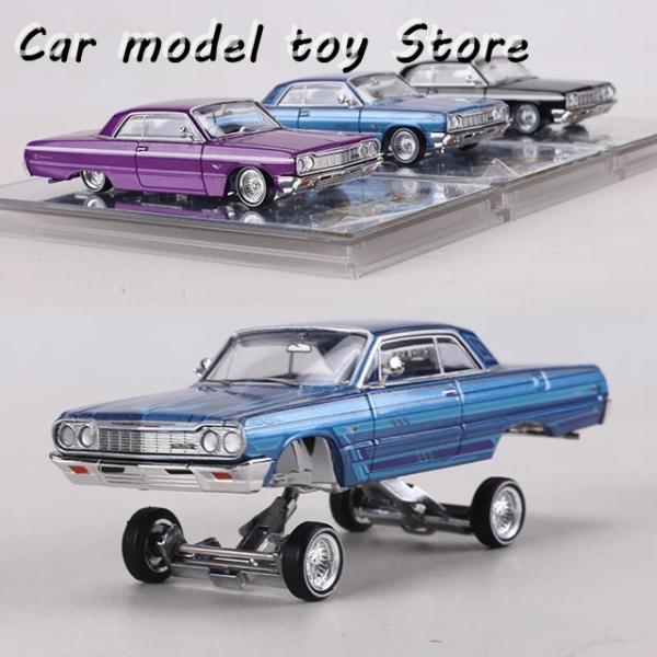 並行輸入品 97M 1:64 シボレー インパラ ローライダー モデルカー