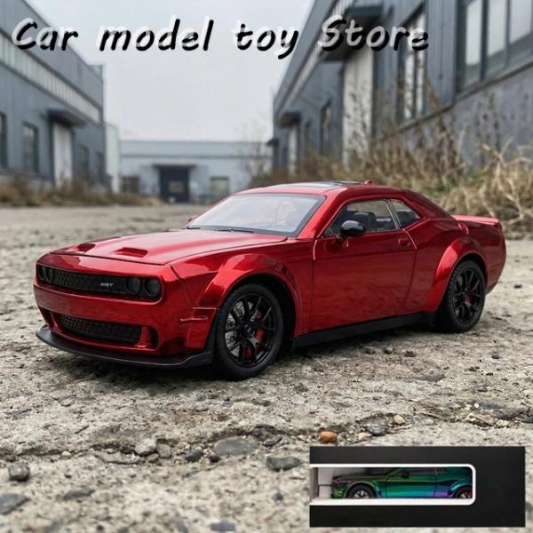 並行輸入品】1:24ダッジチャレンジャーSRTヘルキャットダイキャスト
