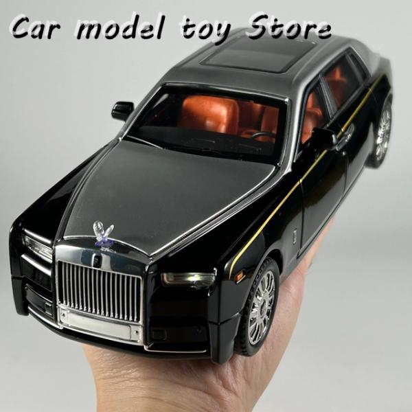 並行輸入品】1:18ロールスロイスファントムリムジンモデルカーメタル