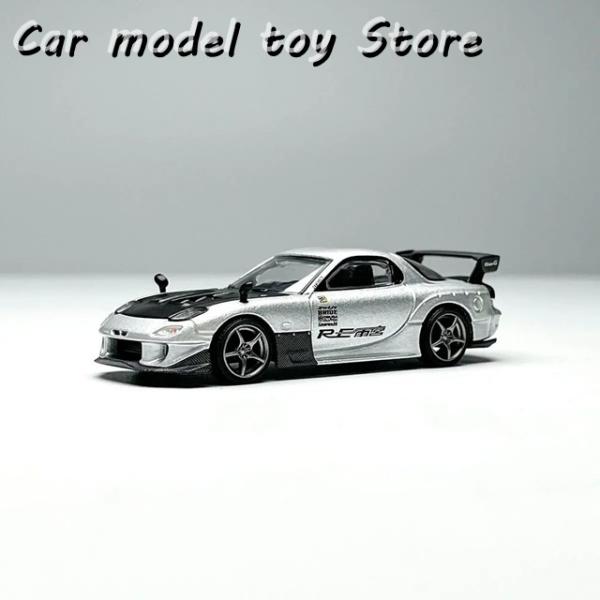並行輸入品 MINIGT #1106 1:64 シルバーチューニングスタイルカー