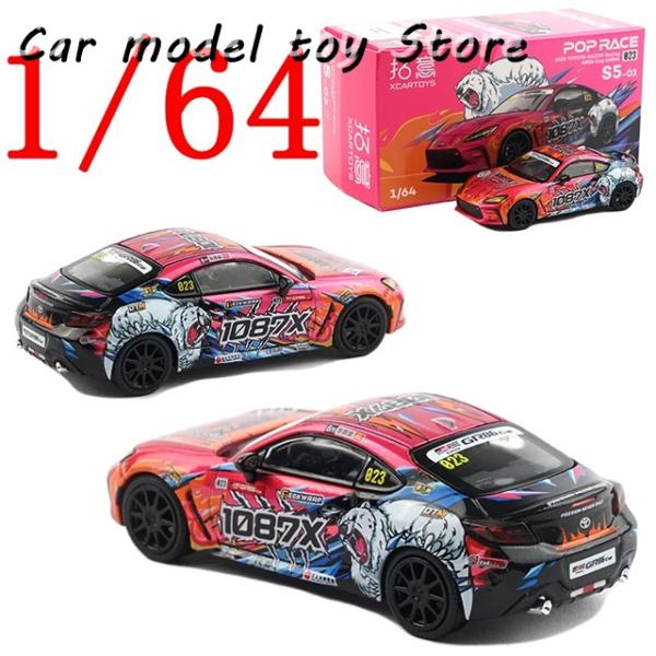 並行輸入品 POPRACEダイキャスト1/64スケールトヨタモデルカートヨタ