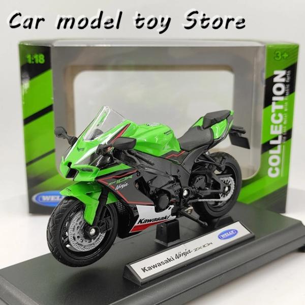 並行輸入品 ダイキャスト WELLY 1/18スケール カワサキ NINJA ZX-10R