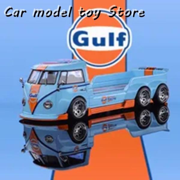 並行輸入品 641:64スケールVW T1カスタムトレーラーカーモデル大人