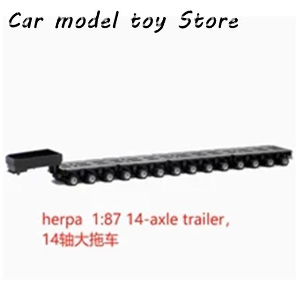 並行輸入品 HERPA 1:87 カーモデル14軸トレーラー : Car model toy