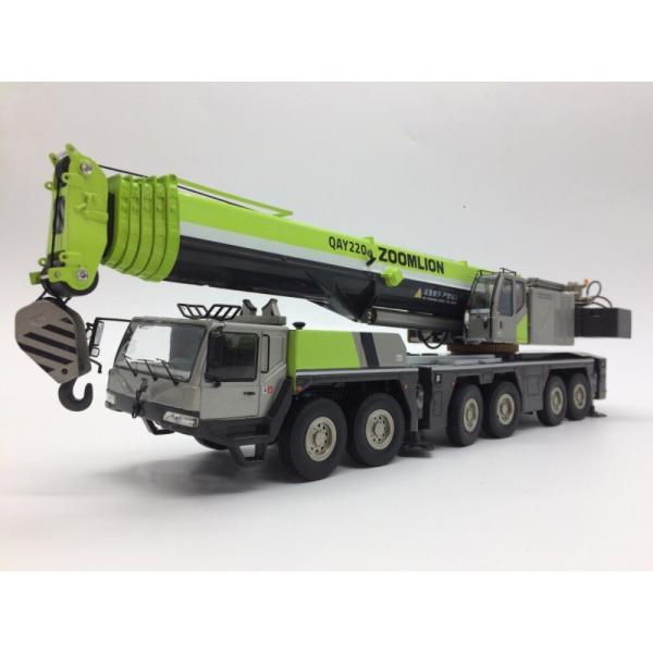 ミニカー 1/50 ZOOMLION QAY220 クレーン グリーン 並行輸入品】 ミニカー 1/50 ズームライオン QAY220トン