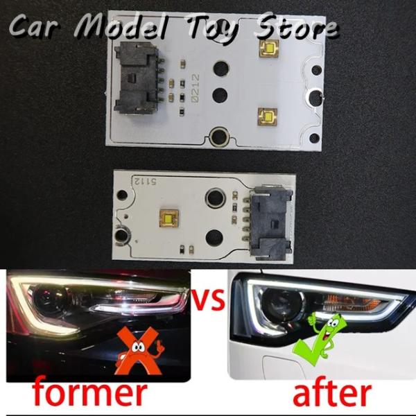 並行輸入品 アウディ A5 S5 2012-2015 用 ホワイトライト カーヘッドライト DRL チップ バラストチップ  LED 回路基板 光源基板 マイク
