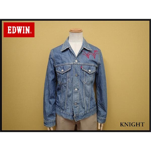 EDWIN バックペイント デニムジャケット・M△エドウィン/503 EDWIN バックペイント デニムジャケット・M△エドウィン/503