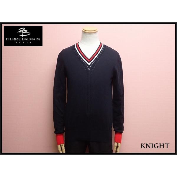 PIERRE BALMAIN コットンニット・44△ピエールバルマン/イタリア製  