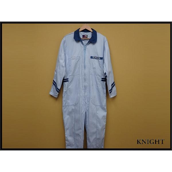 ブランド・説明TOYOTAトヨタのつなぎです。とても雰囲気のあるデザインですね。素敵にお使い頂けると思います。気になる方は是非ご検討下さい。サイズ表記　170cm　　　実寸　着丈153.5cm　身幅54cm　肩幅46.5cm　袖丈57cm　...