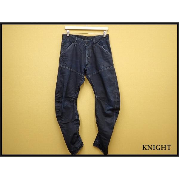 G-Star RAW デニムパンツ 立体裁断 G-STAR RAW 立体裁断 コーティングジーンズ・31△ジースターロウ