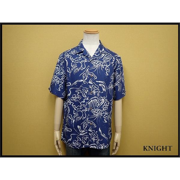 ユニクロ（UNIQLO） 送料無料 UNIQLO×葛飾北斎 アロハシャツ・M