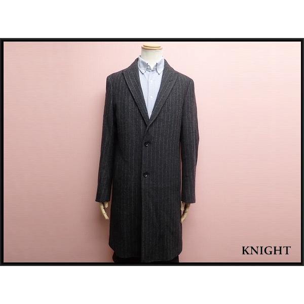 SUIT SELECT 尾州生地 中綿チェスターコート サイズLL スーツセレクト