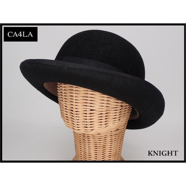 CA4LA ボーラーハット・58cm☆カシラ/日本製/黒/メンズ/@B2/24*6 CA4LA ボーラーハット・58cm☆カシラ/日本製/黒/メンズ/@B2/24*6