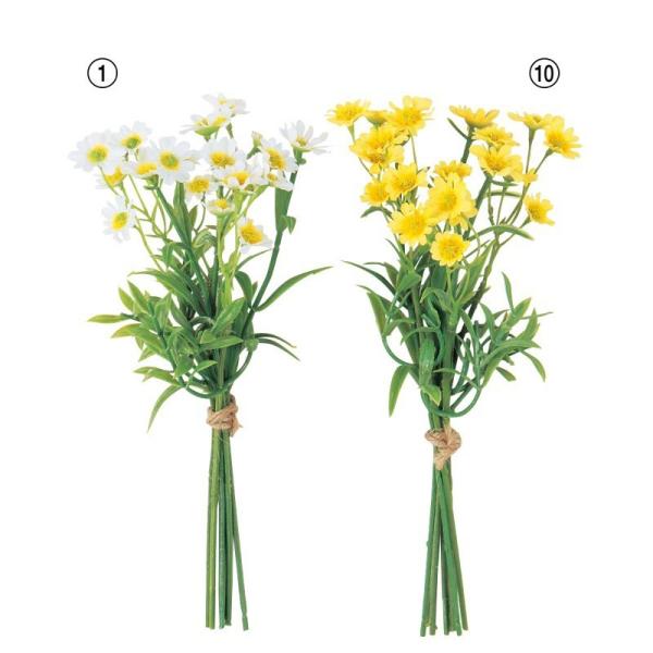 神戸花物語 asca デージー（21輪）（1束6本） 花材 造花 A-31862