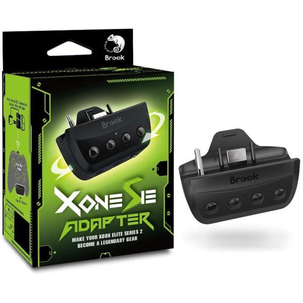Brook Xbox One SE アダプタ Type-C Elite2 エリコン2 コントローラー用 コンバーター Xbox Series X/S PS5 PS4 Switch PC(XID)に対応 リマップ機能 ターボ機能