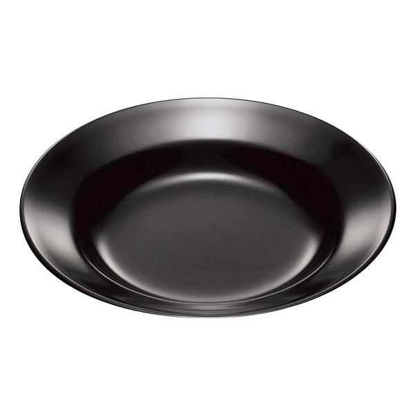 09-111-010 ラーメン受皿 8吋 黒 サイズ：直径208×高さ32mm 素材：メラミン樹脂 ※お取寄商品