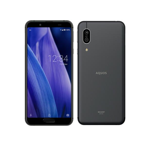 AQUOS sense au SHV45 sense3 ブラック Cランク SIMフリー SIMロック