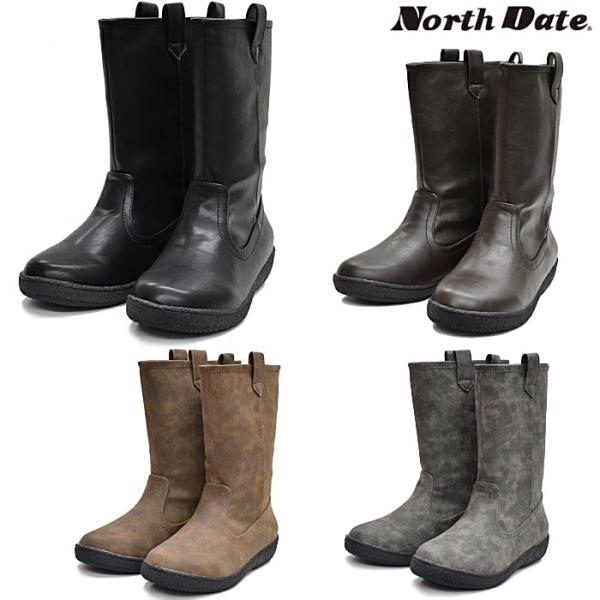 冬月 NORTH DATE（ノースデイト） レディース ウインターブーツ 防滑 防水
