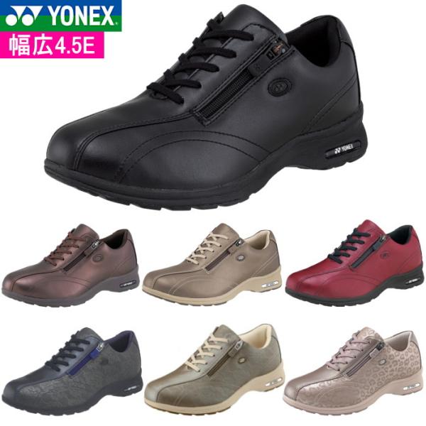 YONEX ヨネックス レディース ウォーキングシューズ パワークッション LC30W 幅広 4.5E カジュアルシューズ SHW-LC30W 散歩 撥水