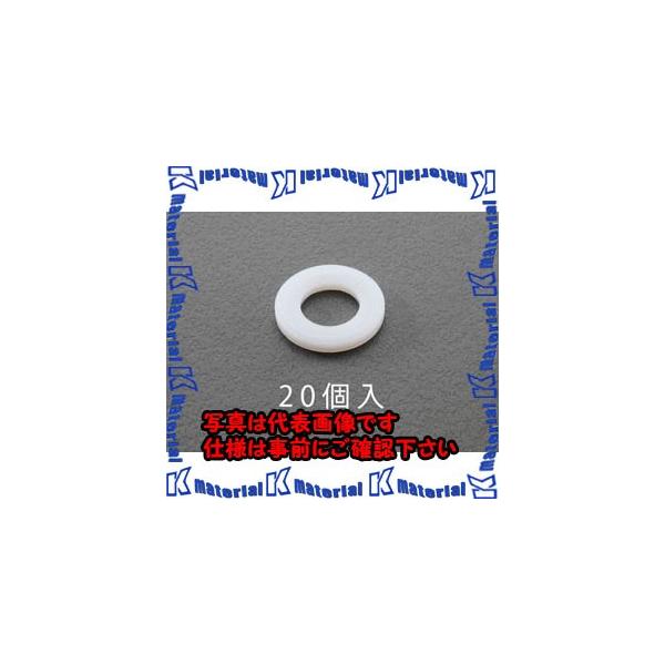 【代引不可】【個人宅配送不可】ESCO(エスコ) M4/4.3x8.0x0.5mm 平ワッシャー(ナイロン製/20枚) EA949ZA-41 [ZES061395]