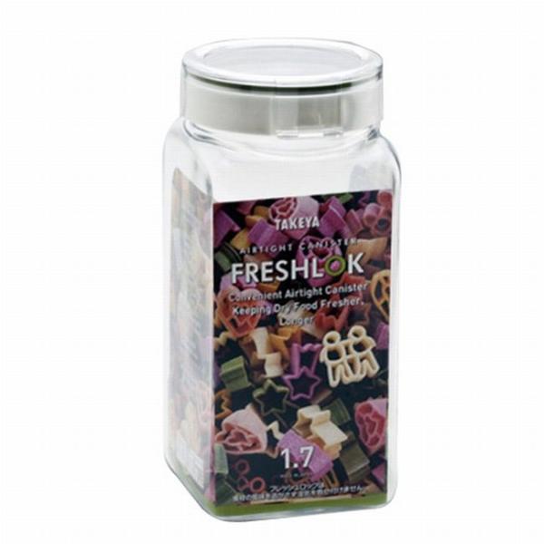 他サイト： タケヤ化学 密封 保存容器 フレッシュロック 角型1.7L 食品 プラスチック 密閉 プラスチック保存容器 ストッカー 4904776513398の商品画像