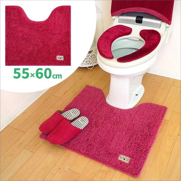 ■サイズ：W55×D60×H2cm■重量：550ｇ■素材・材質：パイル部/ポリエステル75％、アクリル25％■原産国：中国●指が沈み込む程のふわふわ感を生み出したプレミアムなマット●標準サイズのトイレマットです。●使っている間にマットがずれ...