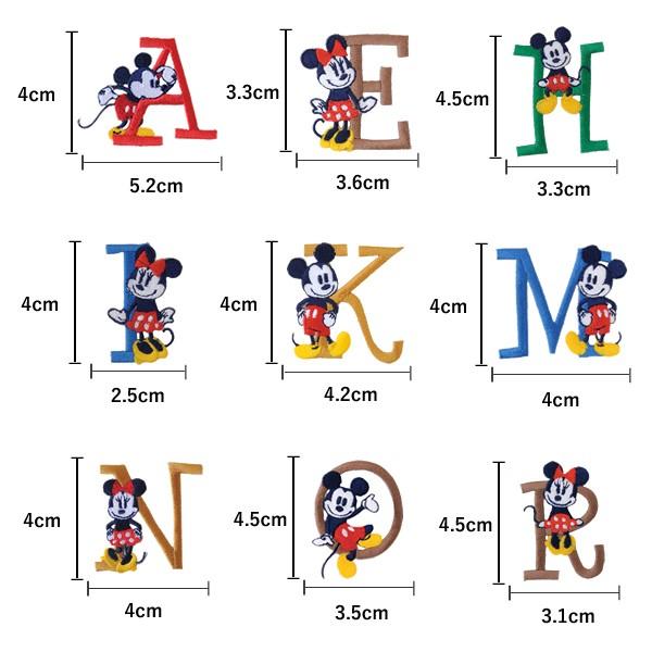 ワッペン アップリケ ディズニー キャラクター ミッキー ミニー イニシャル Disney アルファベット アイロン 刺繍 メール便可 Buyee Buyee 提供一站式最全面最專業現地yahoo Japan拍賣代bid代拍代購服務 Bot Online