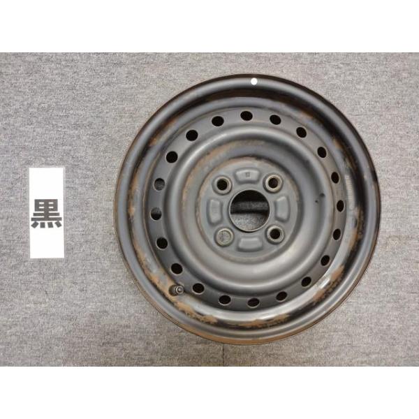ダイハツ エッセ(DBA−L235S)純正13㌅スチールホイールとスタッドレスタイヤの4本セット　取り敢えずの転がし用・良品との差し替え用に❗ ダイハツ エッセ(DBA−L235S)純正 13㌅鉄ホイールとスタッドレスタイヤ