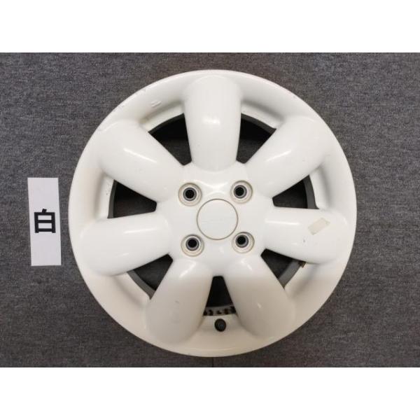 値下げ　ラパンHE22S 純正ホワイトホイールタイヤ14インチ　写真、詳細変更 ラパン 【KBT】中古 HE22S ホイール 14インチ アルミホイール : 久保田