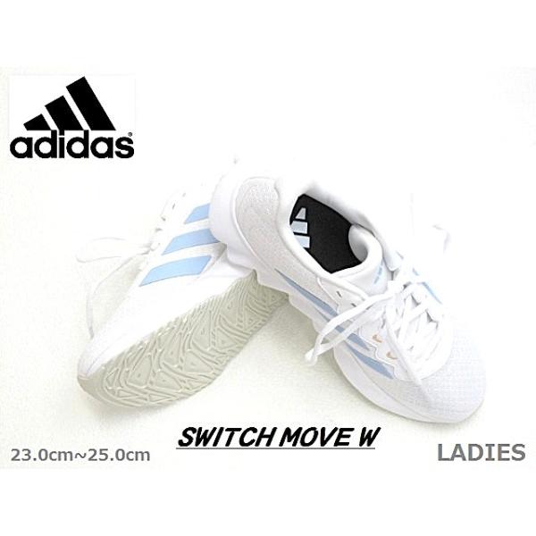 SALE / adidas アディダス IH5744 スイッチムーブW 軽量 メッシュアッパー 耐久性 ランニング Laスニーカー 白SX 23.0cm〜25.0cm ＜36%OFF＞