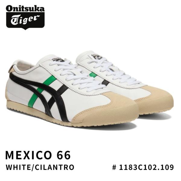 Onitsuka Tiger スニーカー ホワイト/オリーブ MEXICO 66 オニツカタイガー スニーカー Onitsuka Tiger メキシコ66