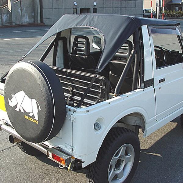 ジムニー パーツ エクステリア ビキニトップ 幌車用 ブラック : K 